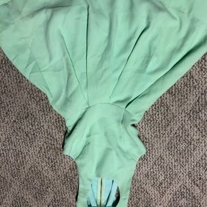 Mint green dress